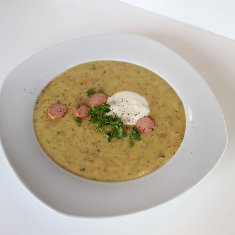 Kartoffelsuppe mit Bockbier